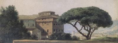 Pierre de Valenciennes View of the Convent of the Ara Coeli The Umbrella Pine (mk05) oil painting picture